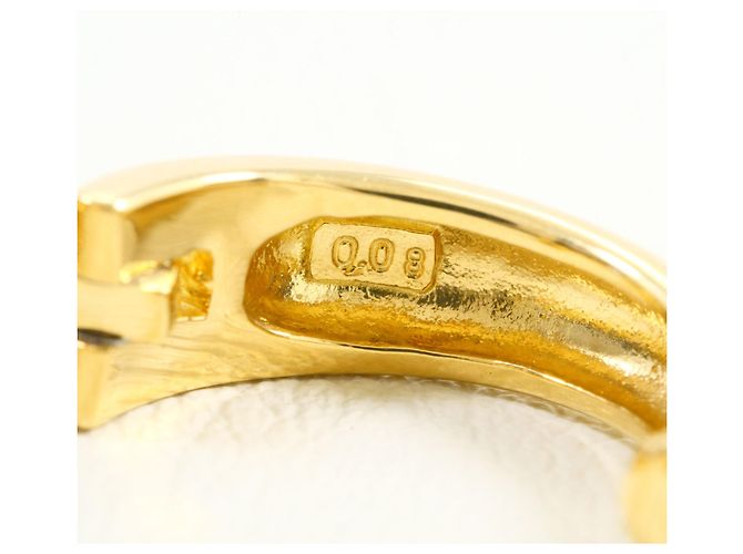 Autre Marque Orecchini a clip in oro giallo 18K con diamanti D'oro - vista 4