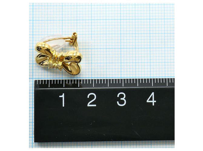 Autre Marque Orecchini a clip in oro giallo 18K con diamanti D'oro - vista 6