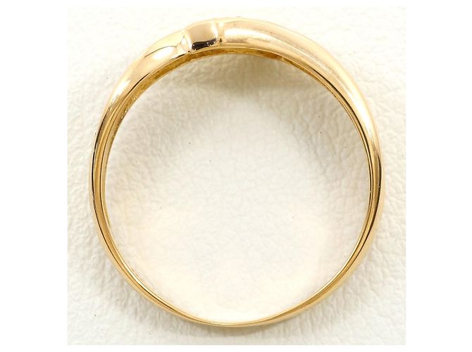 Autre Marque 18K Gelbgold-Ring mit Diamant Golden - Ansicht 2