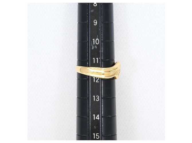 Autre Marque 18K Gelbgold-Ring mit Diamant Golden - Ansicht 6