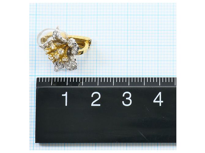 Autre Marque Orecchini a clip in oro 18K e diamanti D'oro - vista 5