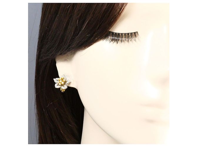 Autre Marque Orecchini a clip in oro 18K e diamanti D'oro - vista 6