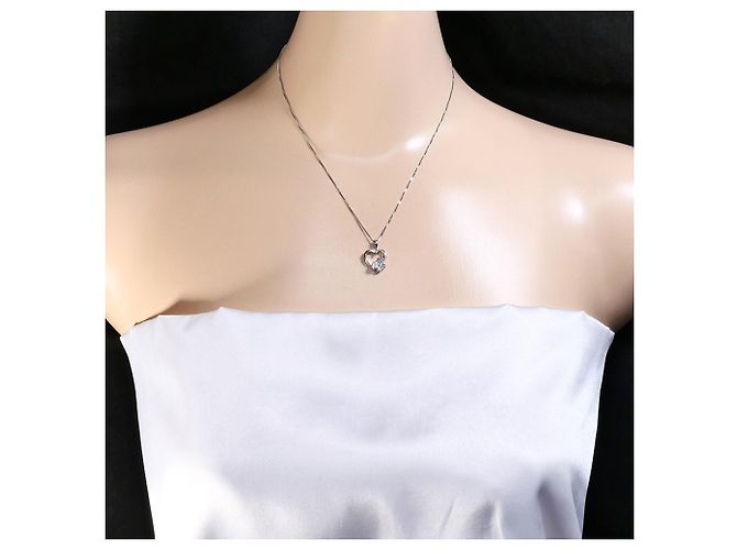 Autre Marque 18K Weißgoldkette mit Diamant Golden - Ansicht 5