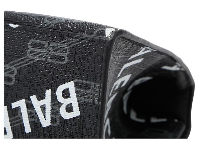 Borsa Balenciaga BB Monogram Hourglass XS Nero - vista 6