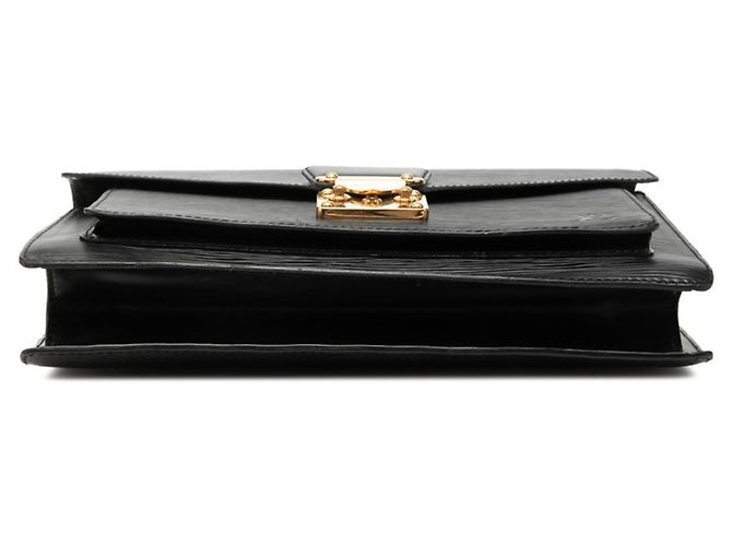 Louis Vuitton Epi Monceau Handtasche Schwarz - Ansicht 3