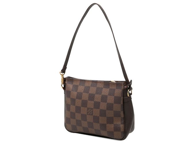 Louis Vuitton Damier Trouse Pochette Accessori Trucco Borsa Marrone - vista 2