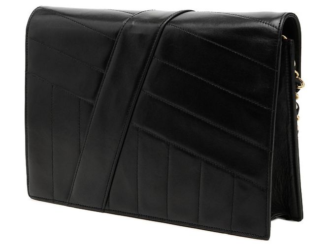 Timeless Borsa a tracolla Chanel Coco Mark Chain Flap Nero - vista 2