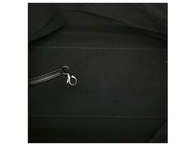 Borsa a tracolla tote Chanel Coco Mark Medium Nero Crudo - vista 8