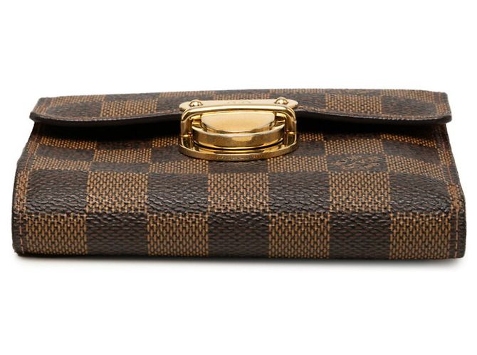 Louis Vuitton Damier Portefeuille Koala Cartera Tri-fold Castaño - vista 3