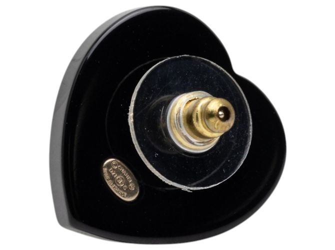 Orecchini Coco Mark Chanel Nero D'oro - vista 3