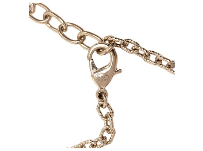 Collana con pendente Chanel Coco Mark Heart Flower D'oro - vista 4