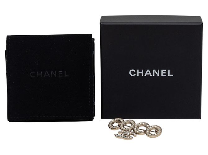 Spilla Chanel Coco Mark placcata oro D'oro - vista 4