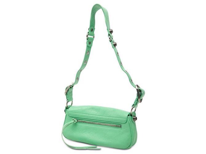 Everyday Borsa a tracolla Balenciaga Le Cagoll Sling XS Verde - vista 2