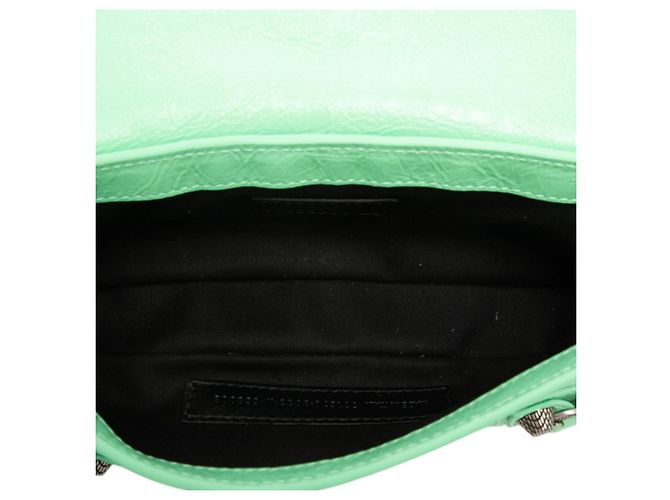 Everyday Borsa a tracolla Balenciaga Le Cagoll Sling XS Verde - vista 4