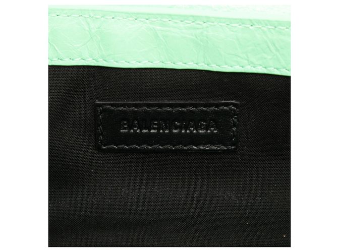 Everyday Borsa a tracolla Balenciaga Le Cagoll Sling XS Verde - vista 5