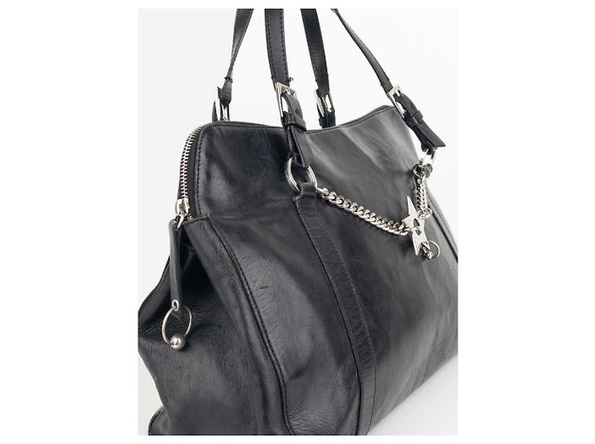 Borsa Bowling Dior by Galliano SS04 ‘Hardcore Piercing’ Nero - vista 5