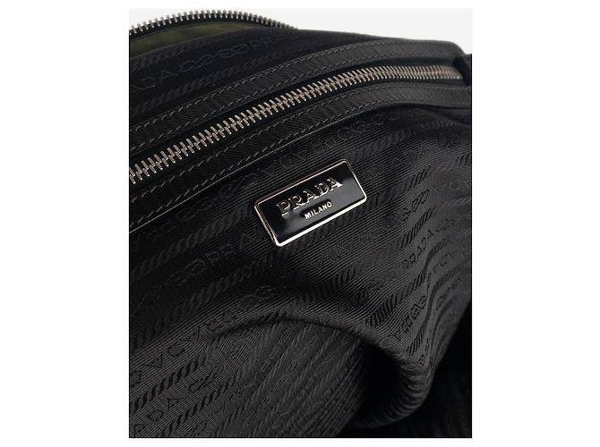 Borsa Prada 2000s Large Tessuto 2-Way Dragon Verde - vista 6