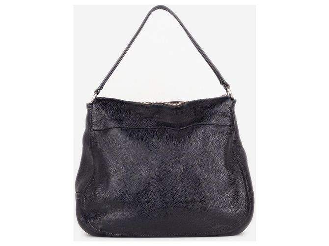 Borsa a tracolla Hobo Prada 2000s Vitello Daino Nero - vista 3