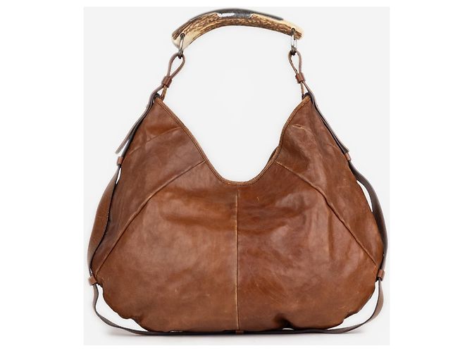 Yves Saint Laurent Rive Gauche da Tom Ford AW02 Mombasa Hobo Shoulder Bag - vista 3