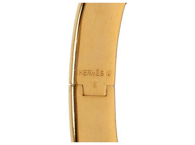 Hermès Hermes Click H PM Email Armreif Rot Golden - Ansicht 4
