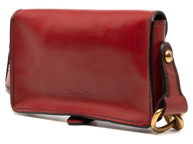 Christian Dior Dior D-Bee Bee Borsa a tracolla Rosso - vista 2