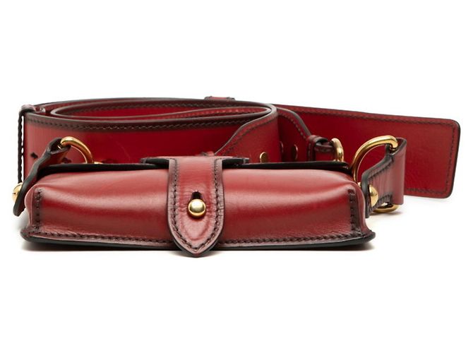 Christian Dior Dior D-Bee Bee Borsa a tracolla Rosso - vista 3