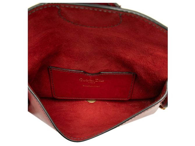 Christian Dior Dior D-Bee Bee Borsa a tracolla Rosso - vista 4