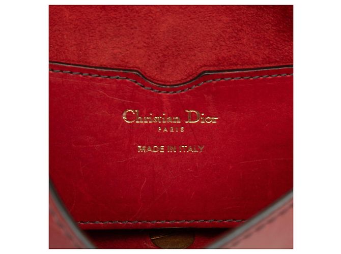 Christian Dior Dior D-Bee Bee Borsa a tracolla Rosso - vista 5