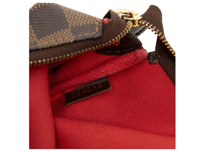 Borsa Louis Vuitton Damier Eva Chain Marrone Damier ebene - vista 6