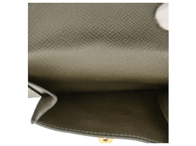 Hermès Cartera compacta Kelly Pocket Hermes Caqui - vista 4