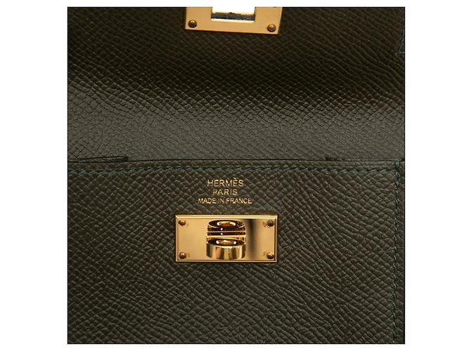 Hermès Cartera compacta Kelly Pocket Hermes Caqui - vista 6