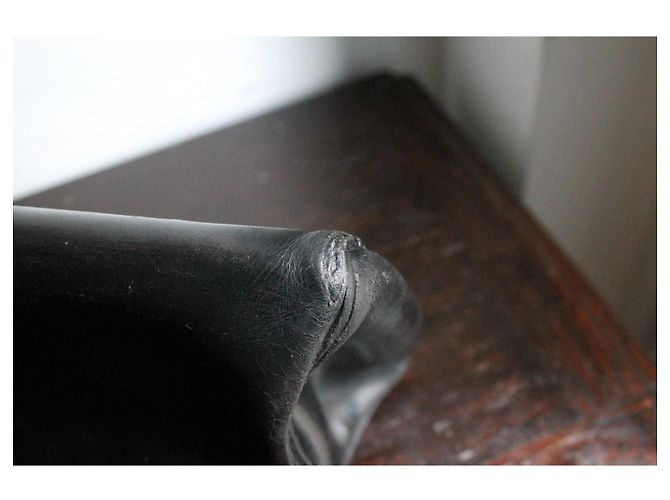 Borsa Hermès Kelly in pelle nera Nero - vista 15