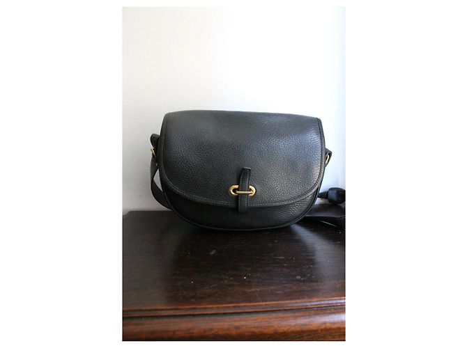 Hermès Balle de Golf Borsa Pelle Nera Nero - vista 2