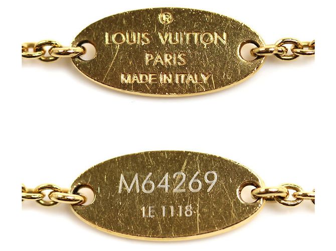 Bracciale charm Louis Vuitton placcato oro D'oro - vista 4