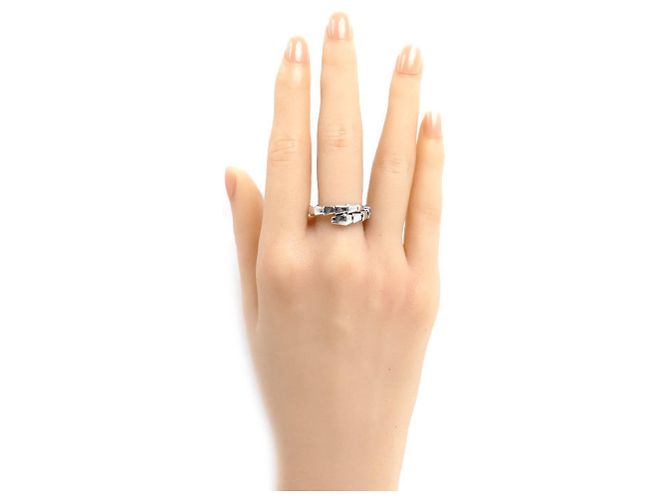 Bulgari Bvlgari Serpenti Viper Ring aus 18K Weißgold - Ansicht 7