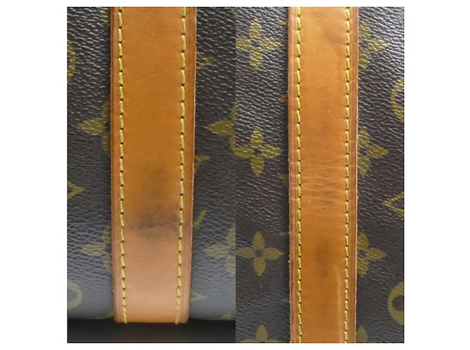 Borsa Boston Louis Vuitton Keepall 60 Marrone - vista 9