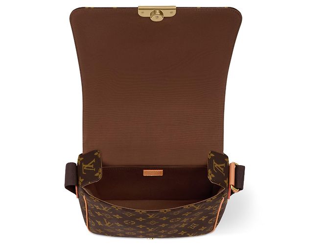 Louis Vuitton Borsa Messenger Bastille PM Monogram Marrone Monogramma - vista 2
