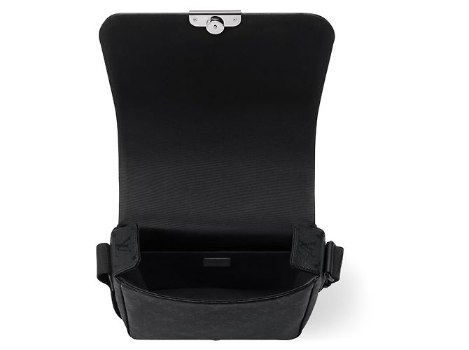Louis Vuitton Bastille PM Borsa Messenger Monogram Eclipse Nero - vista 2