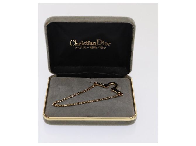 Pendente Christian Dior CD in metallo D'oro - vista 7