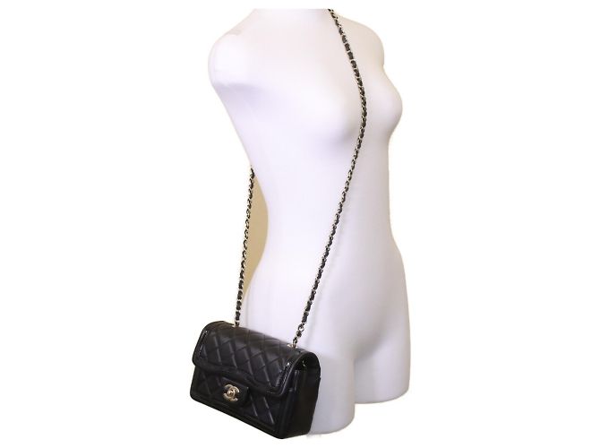 Chanel AS4288 Matelassé Shoulder Bag Nero - vista 9