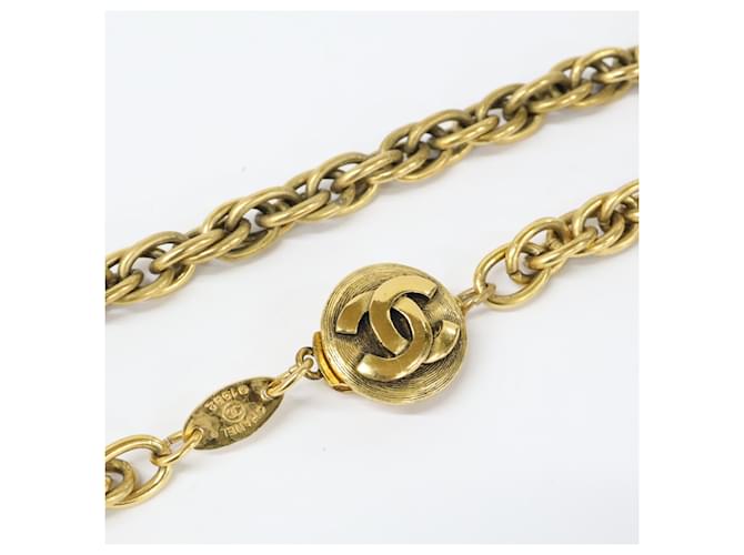 Collana a catena Chanel 1982 Coco Mark D'oro - vista 4