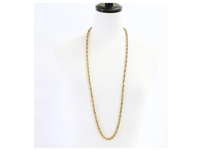 Collana a catena Chanel 1982 Coco Mark D'oro - vista 6