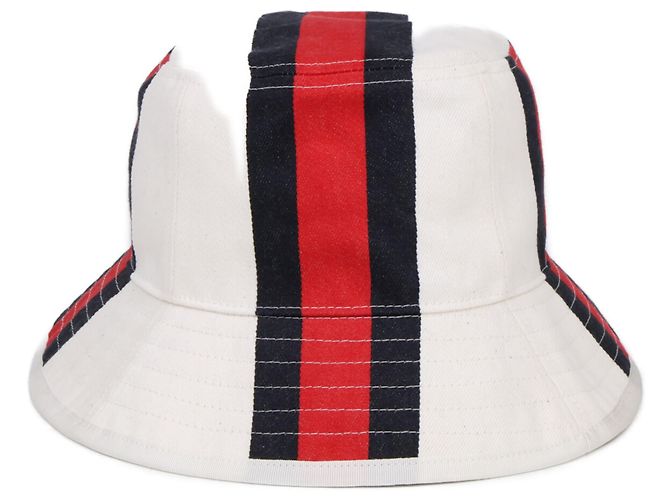 Cappello bucket bianco Gucci - vista 3