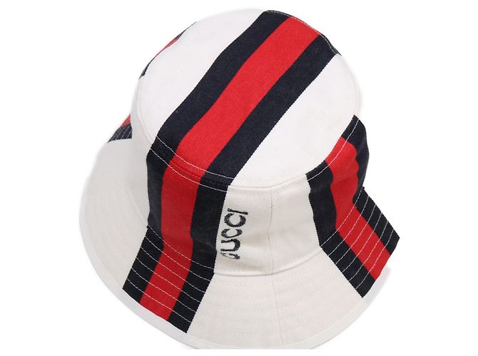 Cappello bucket bianco Gucci - vista 5