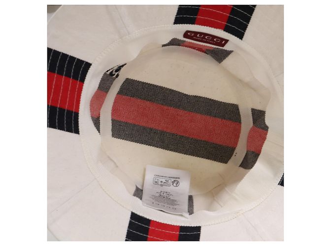 Cappello bucket bianco Gucci - vista 6