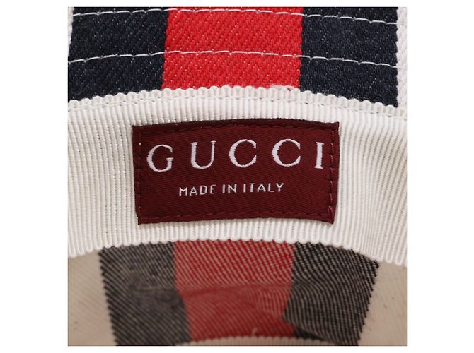 Cappello bucket bianco Gucci - vista 7