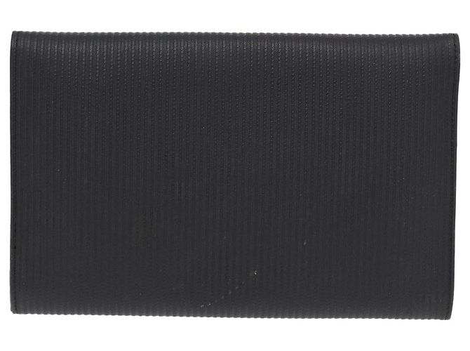 Bulgari Clutch Bvlgari in pelle PVC Nero - vista 2