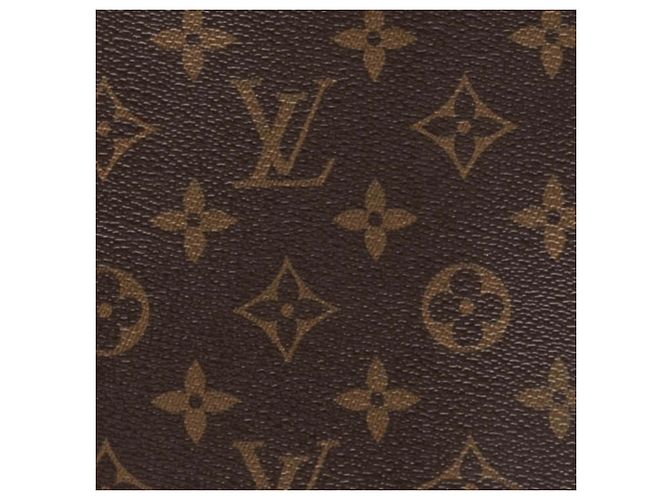 Clutch Louis Vuitton Monogram Etui Voyage GM Marrone Fuschia - vista 4
