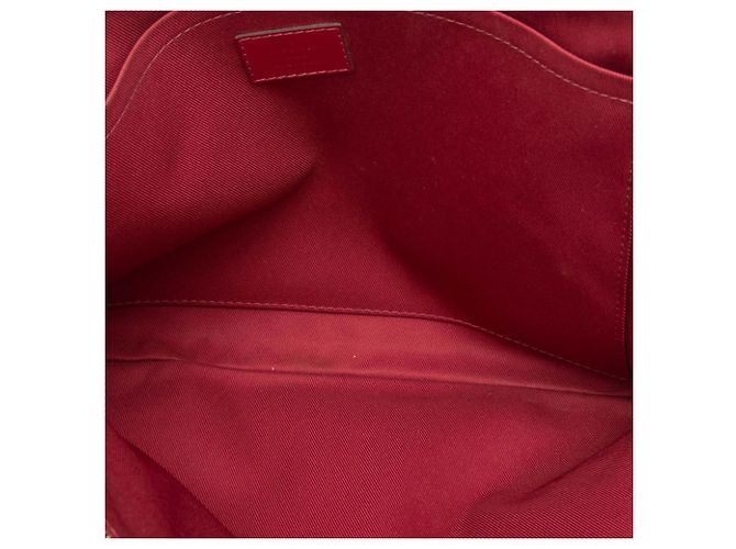 Clutch Louis Vuitton Monogram Etui Voyage GM Marrone Fuschia - vista 5