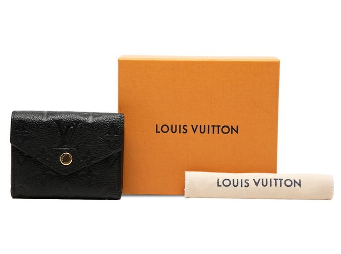 Cartera tríptico Zoe en Monogram Empreinte Louis Vuitton Negro - vista 7